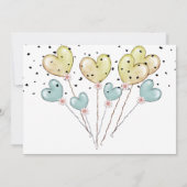 のぞきーうアニマル・ガールの誕生日パーティーへの招待 招待状 (裏面)