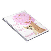 のぞきーとブーの子犬のスパイラル ノートブック (右側)