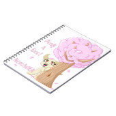 のぞきーとブーの子犬のスパイラル ノートブック (左側)