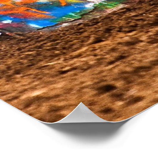 のぞき牛 ポスター (角)