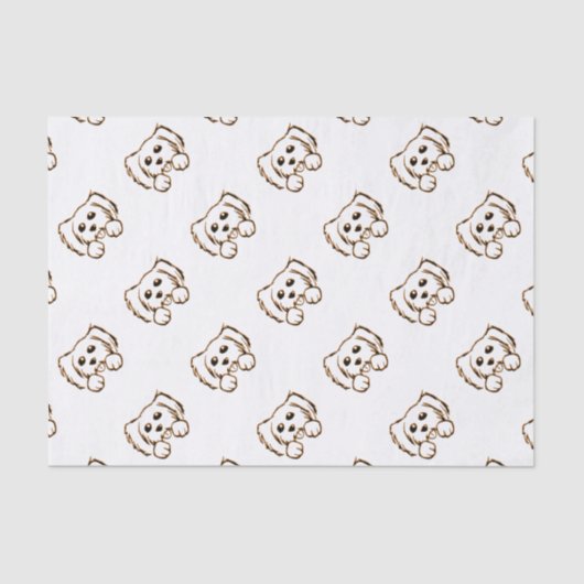 のぞき犬 薄葉紙 (正面)