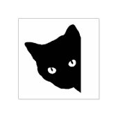 のぞき猫のスタンプ ラバースタンプ (インプリント)