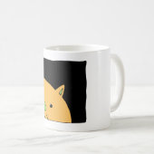 のぞき猫 コーヒーマグカップ (正面右)
