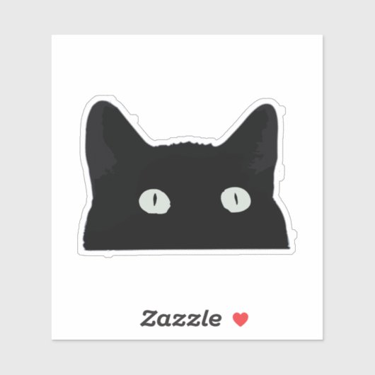 のぞき猫 シール (シート)