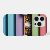 のぞき猫 iPhoneケース (裏面横)