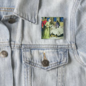 「のぞき見からのフローレンス・ナイチンゲール(1820-1910年)への 缶バッジ (インサイチュ)