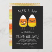 のぞき見する |キャンディーコーン赤ちゃんシャワー (正面/裏面)