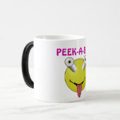 のぞき見する モーフィングマグカップ (正面左)