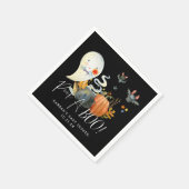 のぞき見する |リトル幽霊ハロウィーン赤ちゃんシャワー スタンダードカクテルナプキン (角)