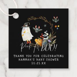 のぞき見する |リトル幽霊ハロウィーン赤ちゃんシャワー フェイバータグ