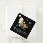 のぞき見する |リトル幽霊ハロウィーン赤ちゃんシャワー フェイバータグ (インサイチュ)