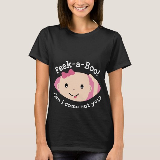のぞき見する Tシャツ (正面)