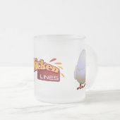 のぞき見の曇らされたガラスのマグ フロストグラスマグカップ (正面右)