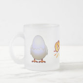 のぞき見の曇らされたガラスのマグ フロストグラスマグカップ (左)