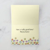 のぞき見の為のため! イースターカード シーズンカード (内部)