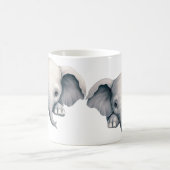 のぞき見るゾウ コーヒーマグカップ (中央)