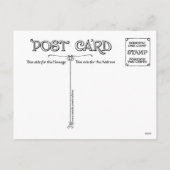 "のぞき見"のイースターバスケットのひよこ忘れないで下さい シーズンポストカード (裏面)