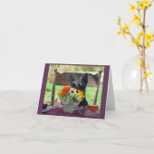 のぞき込み カード (黄色い花)