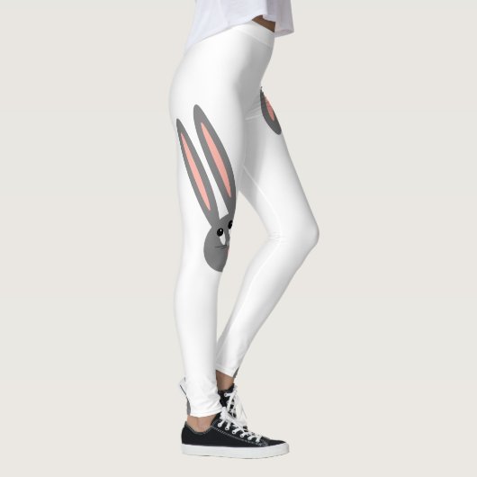 のぞくバニーのイースターかわいいレギンス レギンス (右)