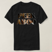 のぞく Tシャツ (デザイン正面)