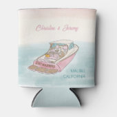 のたった今結婚しました結婚船 缶クーラー (正面)