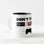 のためにだけゲーマー(2つの調子のマグ) ツートーンマグカップ (正面左)