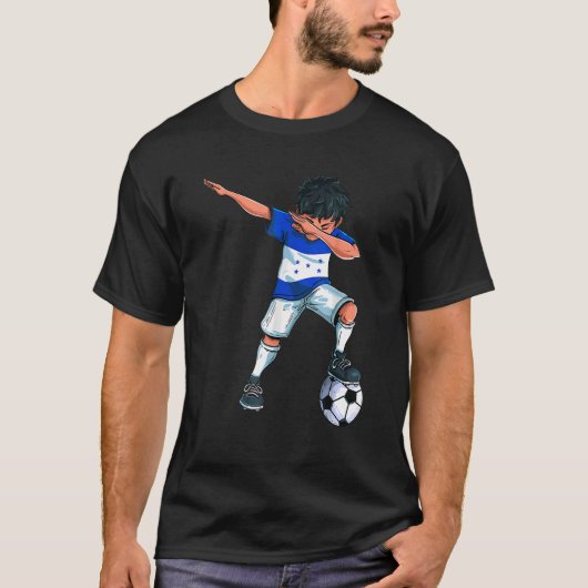のためにサッカー少年ホンジュラスホンジュラスサッカー Tシャツ (正面)