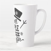 ～のために溶ける価値のある人々がいる  カフェラテマグ (右)