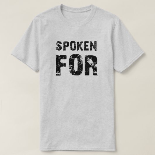 のために話される Tシャツ (デザイン正面)