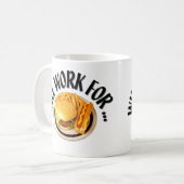 のために…働きます コーヒーマグカップ (正面左)