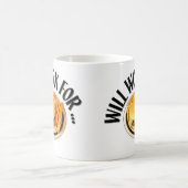 のために…働きます コーヒーマグカップ (中央)