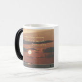 のためにhanders Thy単語をです私の足へランプ襲います残しました モーフィングマグカップ (正面左)