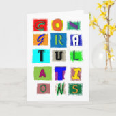 のためのお祝いは引き起こります カード (黄色い花)