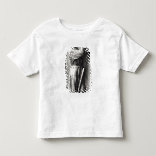 のための彼の大がまを削っている小作人 トドラーTシャツ (正面)