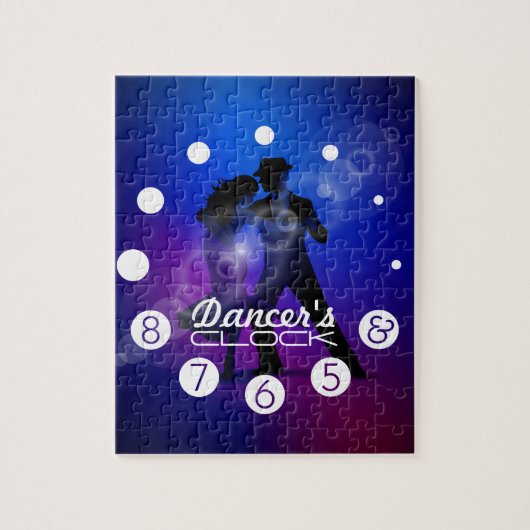 のための数を用いるダンサーの時計ダンサー ジグソーパズル (縦)