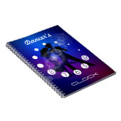 のための数を用いるダンサーの時計ダンサー ノートブック (右側)