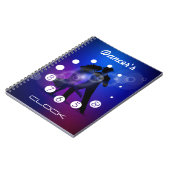 のための数を用いるダンサーの時計ダンサー ノートブック (左側)