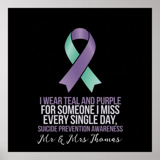 ～のための自殺防止認識度救済 ポスター (正面)