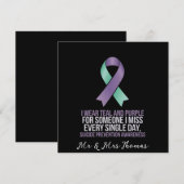 ～のための自殺防止認識度救済 招待状 (正面/裏面)