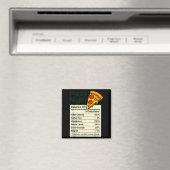 のためのZza Lover Night面白い栄養成分表示のコスチューム マグネット (インサイチュ (食洗機))