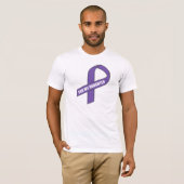 のため私の娘(紫色のリボン) Tシャツ (正面フル)