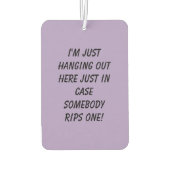 のつるアウトパープ淡い色のル自動空気清浄機 カーエアーフレッシュナー (裏面)