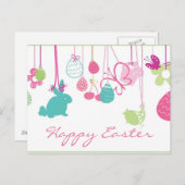 のつるイースターオーナメント シーズンポストカード (正面/裏面)