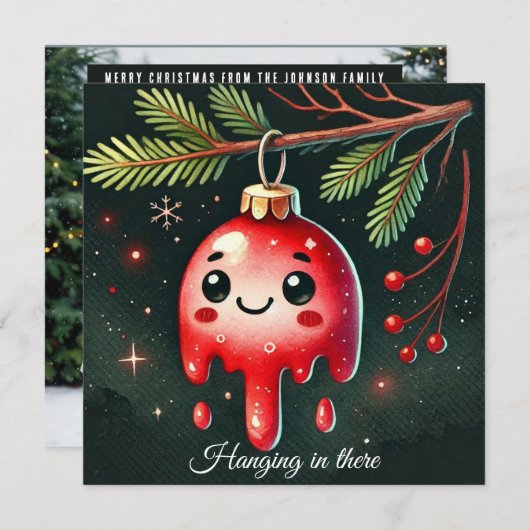 のつるツリーオーナメント シーズンカード (正面/裏面)