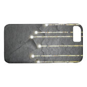 のつる光が白熱［赤熱］光を放つ石板灰色の岩 Case-Mate iPhoneケース (裏面(横))