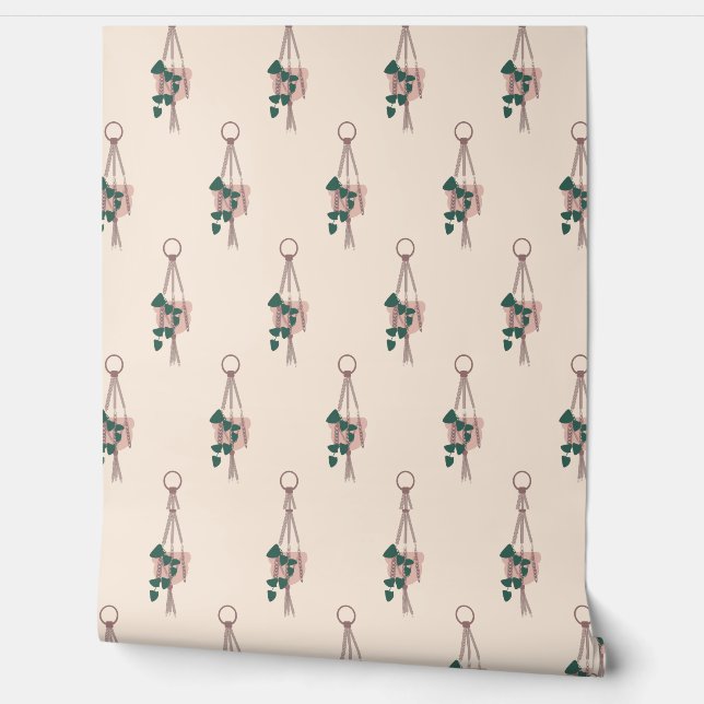 のつる植物が繰り返す 壁紙 (ほどく)