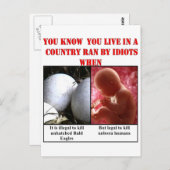 ～のとき、あなたは自分が田舎に走住んでいるのを知っている ポストカード (正面/裏面)