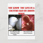 ～のとき、あなたは自分が田舎に走住んでいるのを知っている ポストカード (正面)