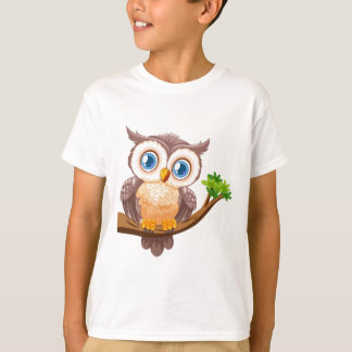 のどかなフクロウ Tシャツ