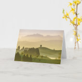 のどかな景色|スイス連邦共和国、Säntis カード (黄色い花)